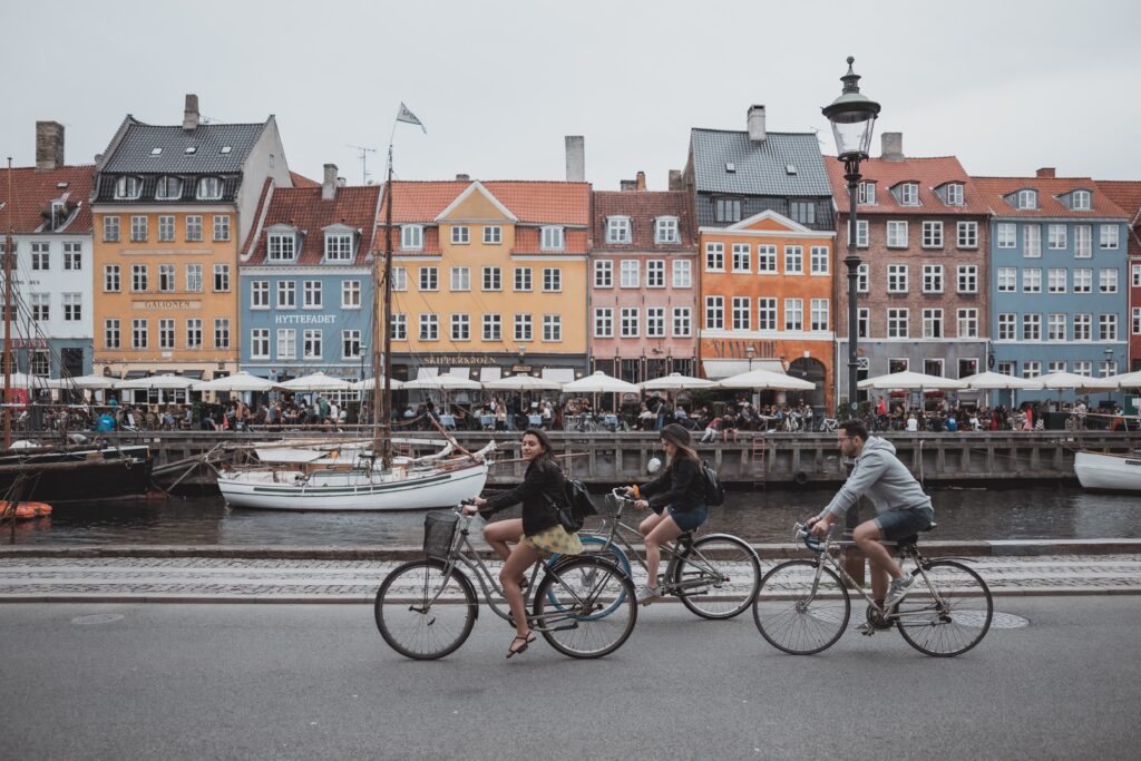 København cyklister ved kanal