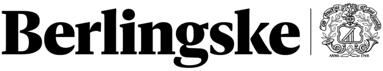 Berlingske logo i sort