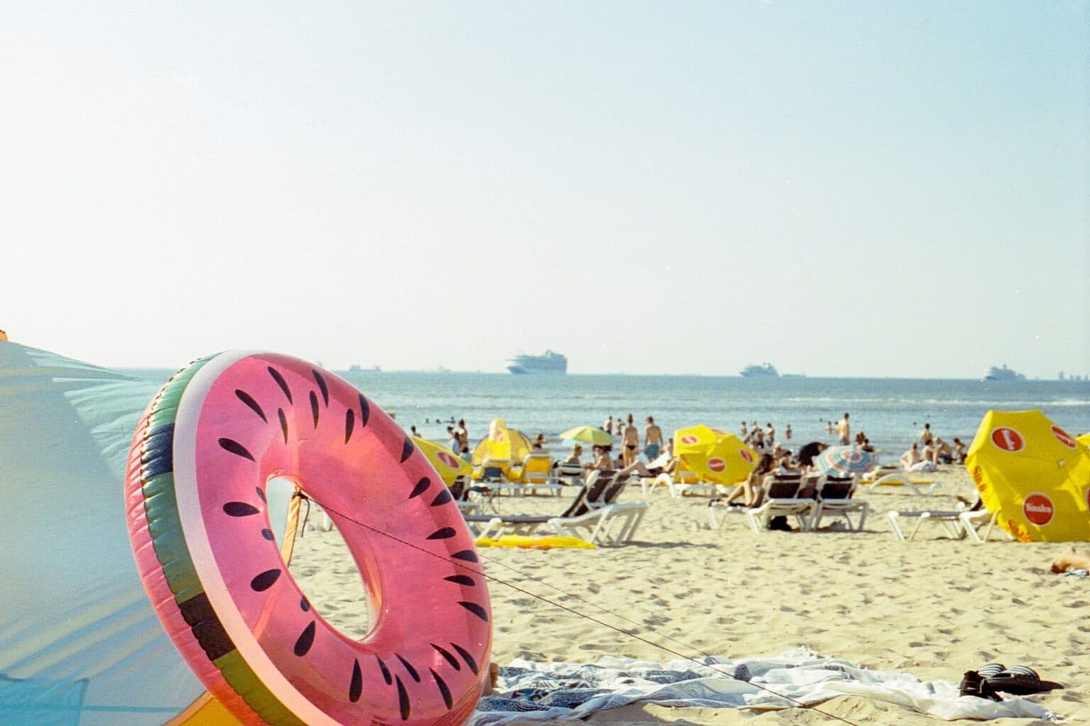 Sommerferie på strand